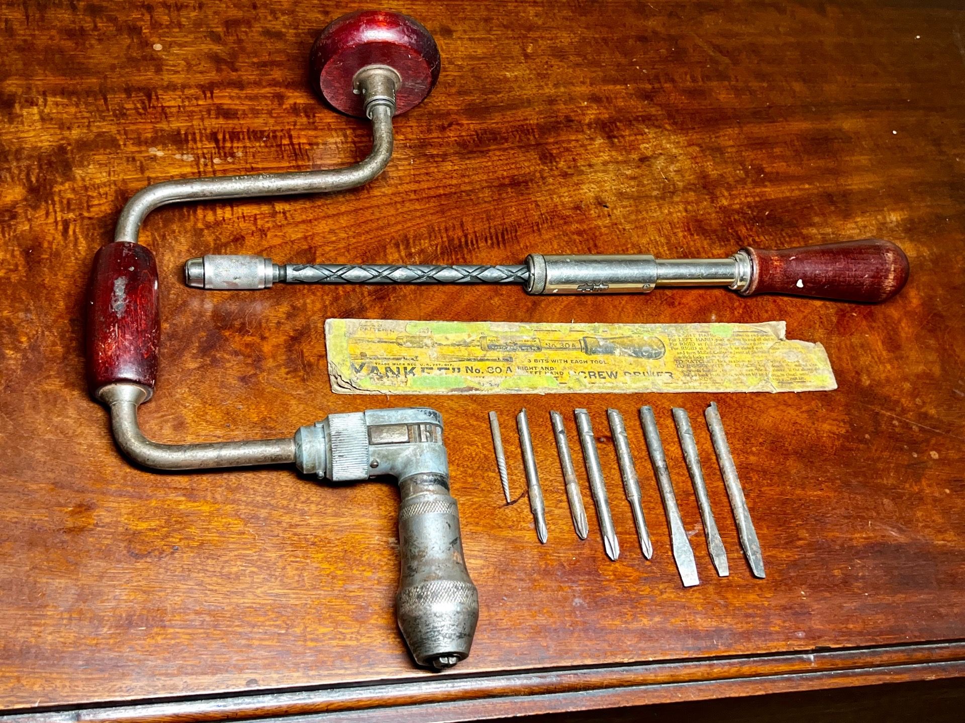 Vintage screwdriver and bit set