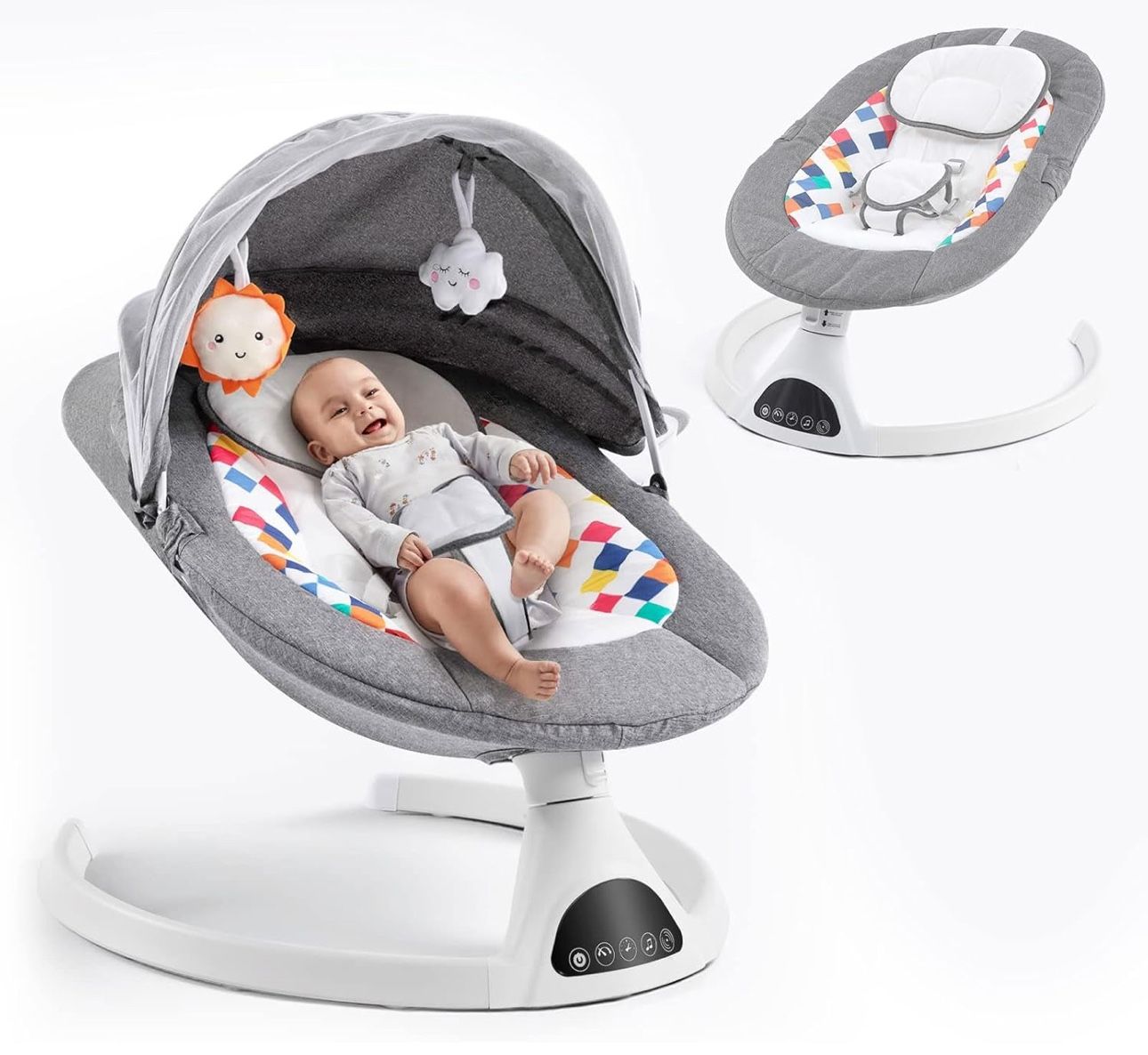 Baby Swing for Infants,Electric Bouncer for Babies,Portable Swing