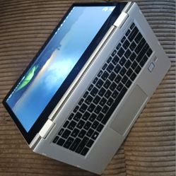 Slim Aluminum HP EliteBook X360 Touchscreen Laptop/Tablet Intel Core i5 CPU 16GB RAM 512 GB SSD Webcam 1080P LCD USB C Port Wi-Fi & BT Wireless Win 11