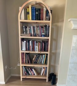Anthropologie‐inspired Wood Bookcase