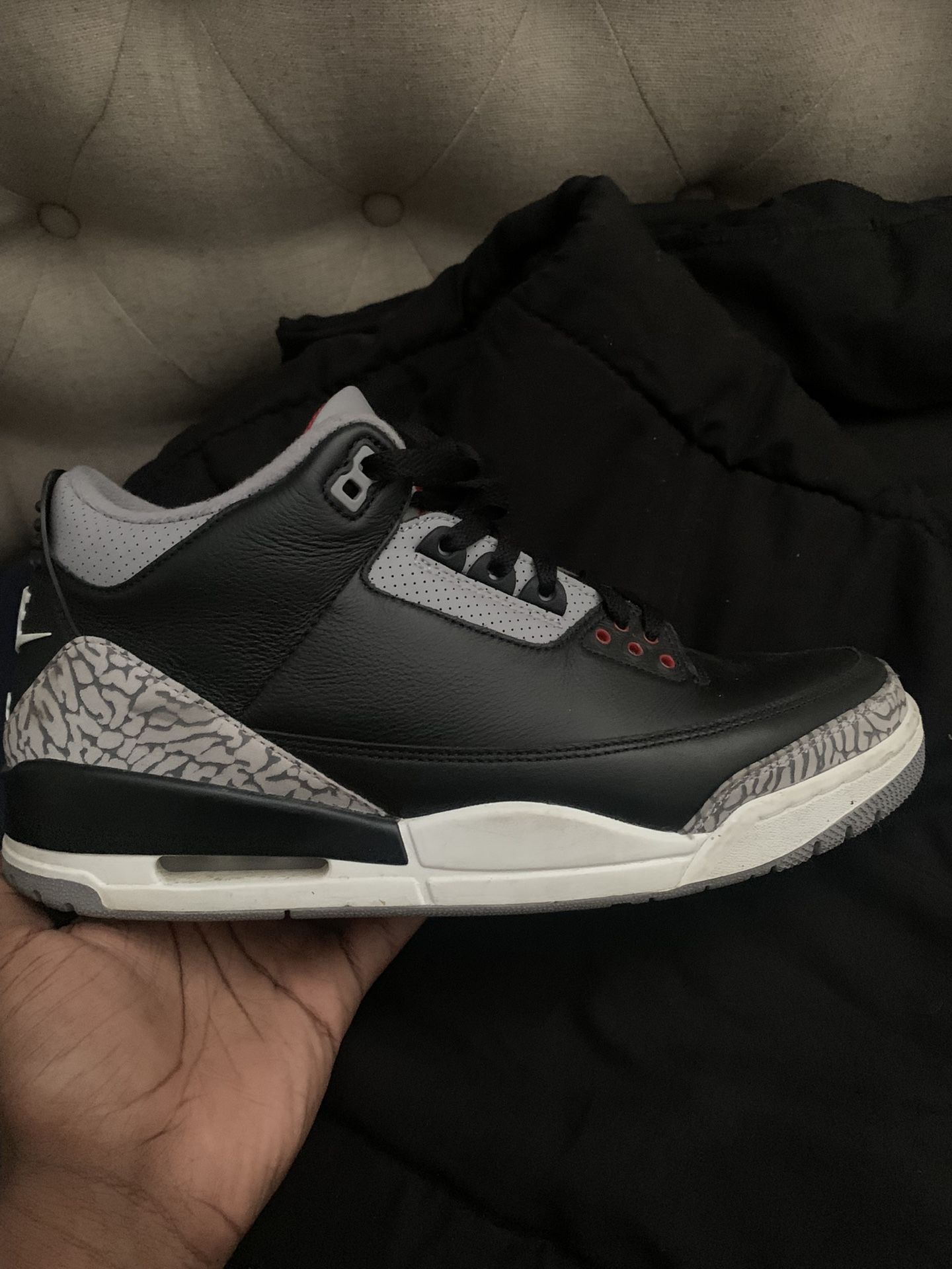Black Cement Jordan 3s