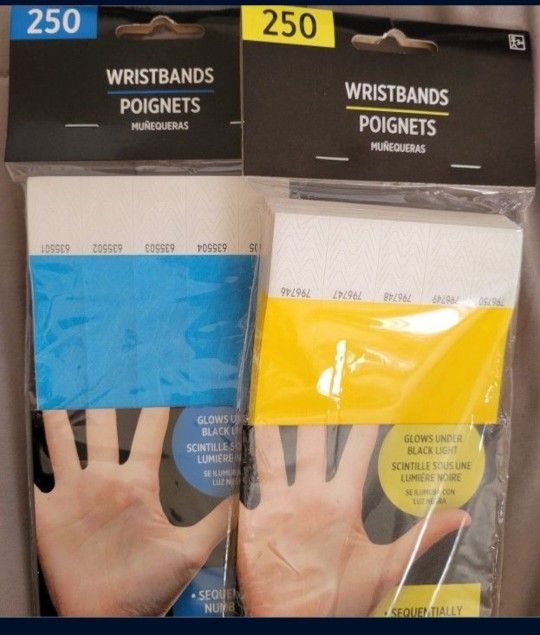 Paper Wristbands 250count