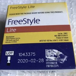 Wanted Frestyle Lite Diabetic Testing Strips 