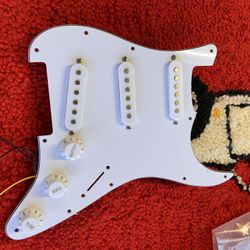 Guitar Hardware Includes COMPLETE Strat Loaded Pickguard