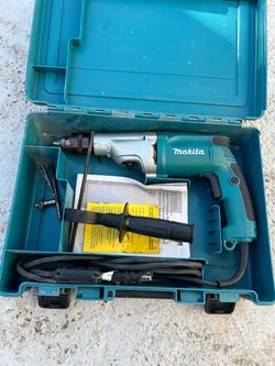 Makita drill and hammer.