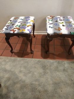 I have a set of refurbished end tables