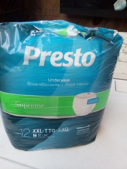 Presto underwear xxl  11 packs