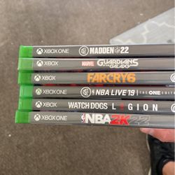 Five Xbox one games