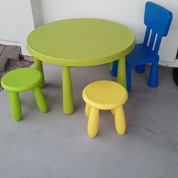 Ikea Plastic Kids Table 