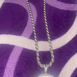 Centenario Silver Rope Chain 