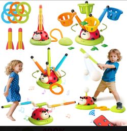 Kids Ladybug Multi-Game Activity Toy Set