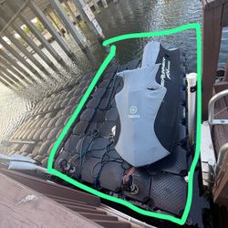 Dual Jet Ski Jet Dock w/ Winch – Floating Dock for 2 PWCs – Heavy Duty