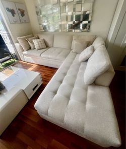 Cindy Crawford Home 2-Piece Sleeper Sectional – Delivery Available