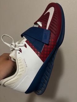 Nike Romaleos 3 Size 13 Red White Blue Weightlifting Squats Good