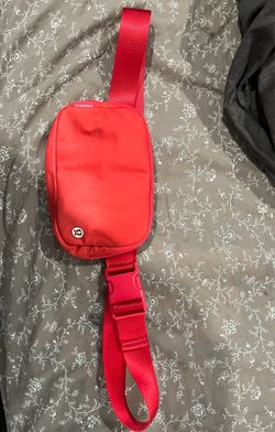 Red lululemon  fanny pack