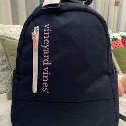 Vineyard Vines Backpack Navy/Pink-NEW
