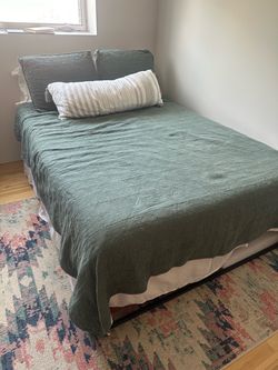 Full-Size Novaform Mattress + Bed Frame