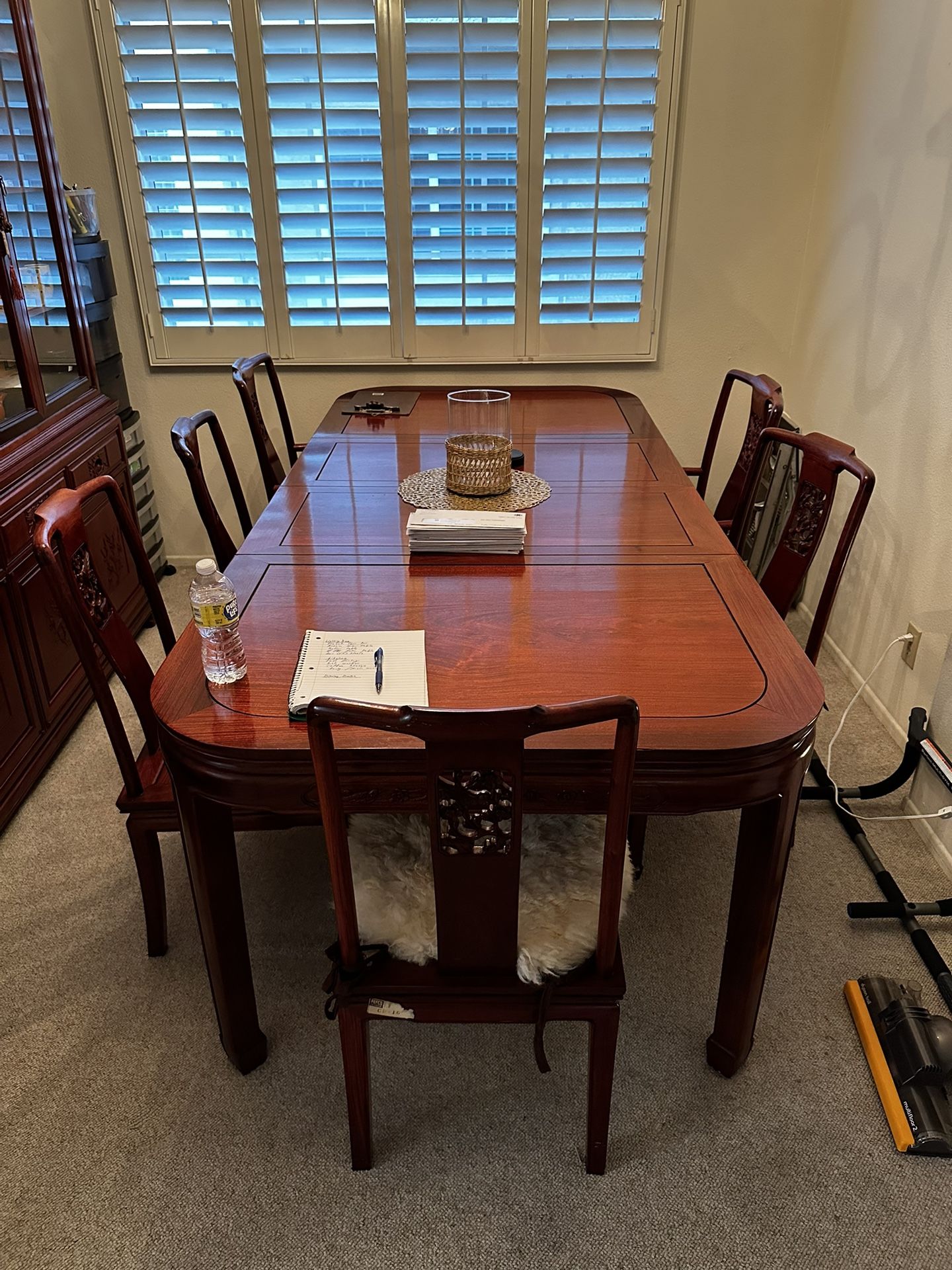 Rosewood Asian Style Table 