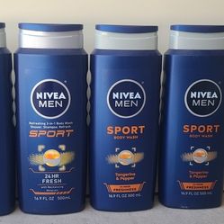 Nivea Men's Sport 3in 1 Body Wash 