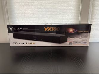 Brand new Valencia VX100 Home Theater Soundbar