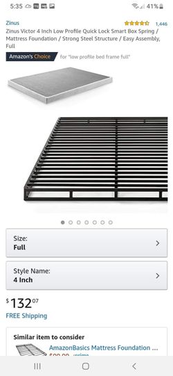 New in box 4inch full sizes smart box spring