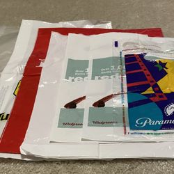 Lot Of 93 Plastic Bags - Shopping Brands - Banana Republic, Gap, Target, Etc