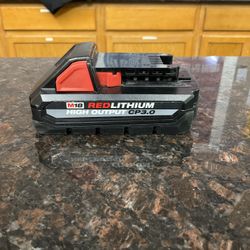 MILWAUKEE M18 Red Lithium High Output Cp3.0 