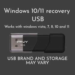 Windows 10/11 Reinstall/Recovery Flash Drive 