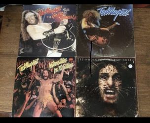 TED NUGENT ALBUMS ALL IN GOOD CONDITION VINTAGE VINYL ORIGINALS NICE COLLECTIBLE
