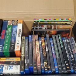 Bluray DVDs Sopranos, Chappelle, Matrix, and MORE