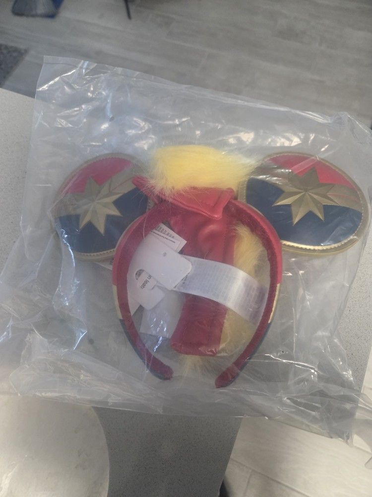 Disney Captain Marvel Mohawk Ears
