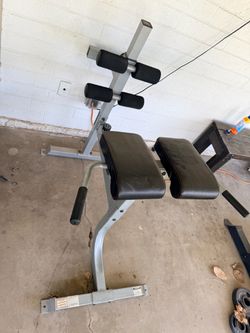 Adjustable Hyperextension / Roman Chair Workout Bench – Home Gym
