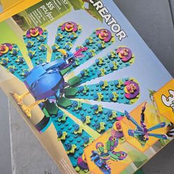 Lego Creator Peacock (partially built)
