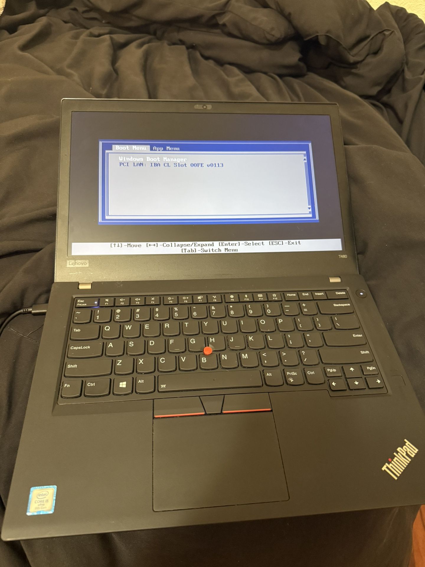 Lenovo ThinkPad T480 – For Parts or Repair (Boot Error)