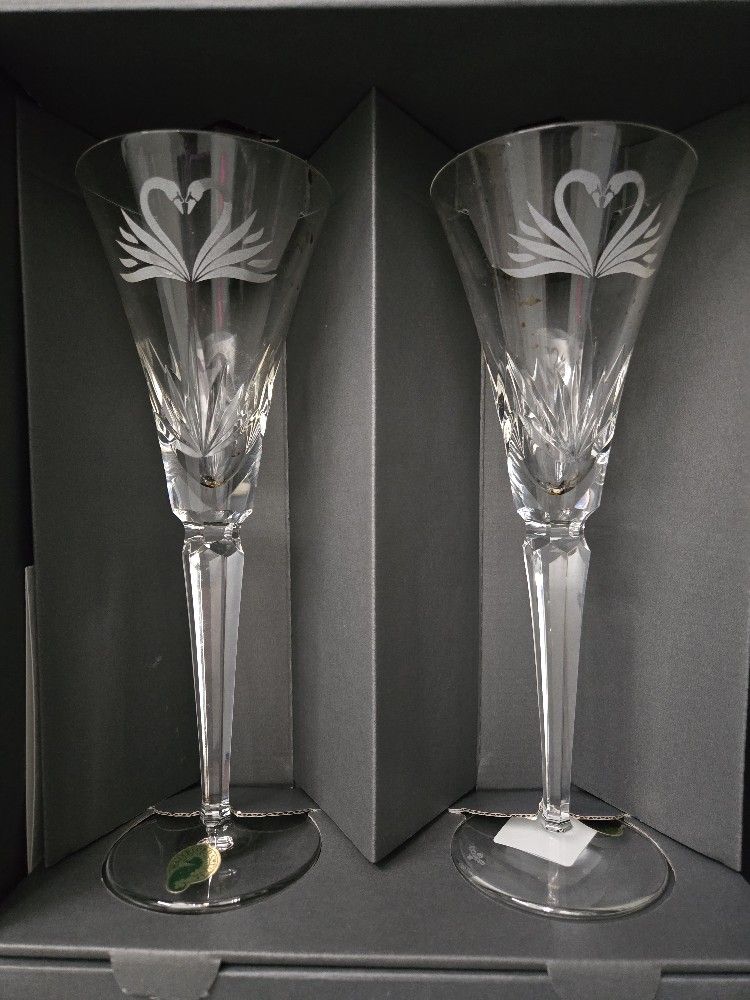 Waterford Crystal Champagne Flutes