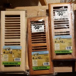 Oak Floor Vents 