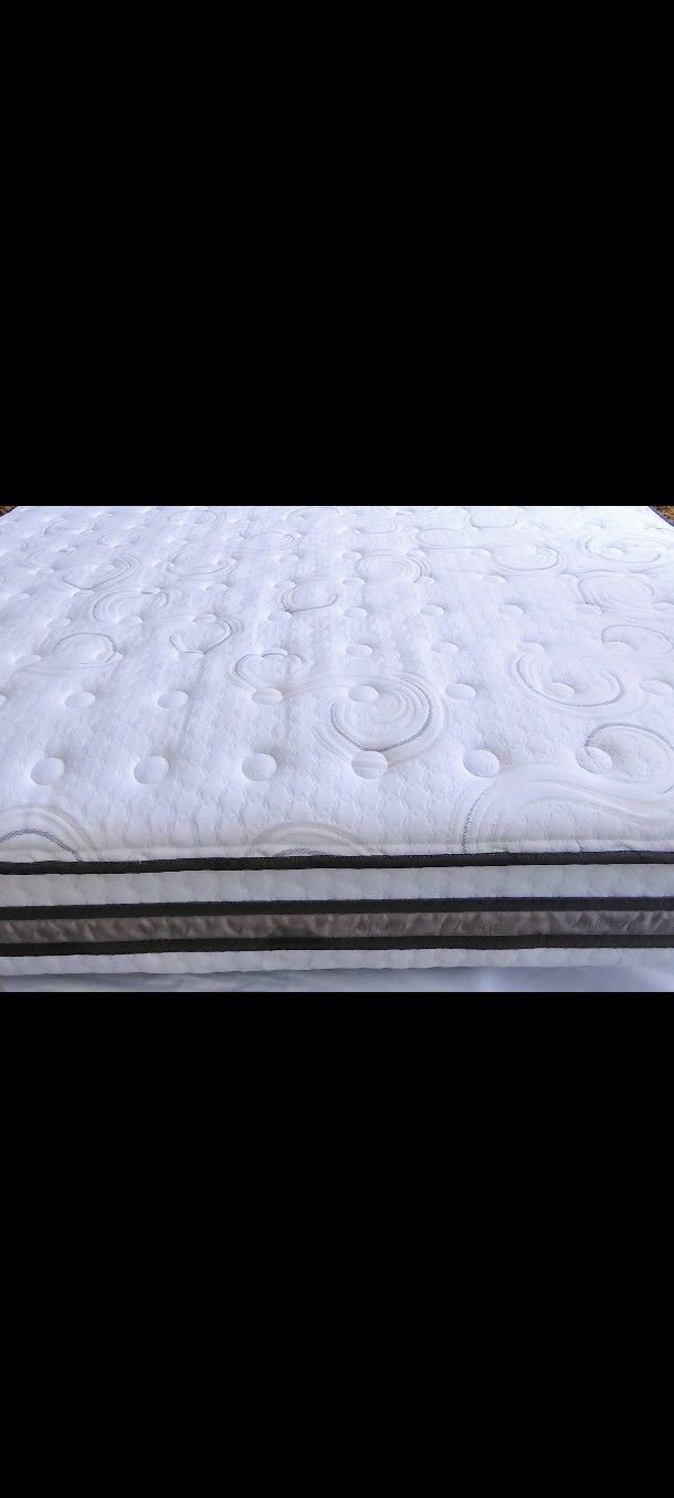 $25 Delivery High End Serta I-Series Hybrid California King Size Pilliw-Top Mattress 