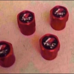 RED TRD Class A Car Airtight Wheel Tire Air Valve Caps Stem Cover……