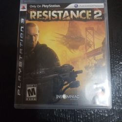 Resistance 2 PS3 Video Game