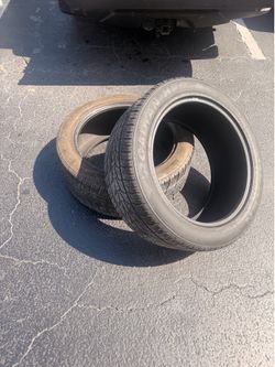 TWO 305/45R22 TIRES