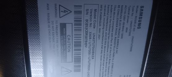 Samsung Smart TV 55"