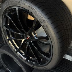 2018 Corvette C7 Grand Sport 20” and 19” wide body wheels with great tires
