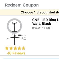 Desktop LED Ring Light
