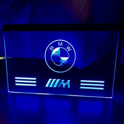 BMW LED NEON LIGHT SIGN 8x12
