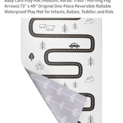 Babycare Baby Playmat Nordic Trail Fog Arrows 73 X 49