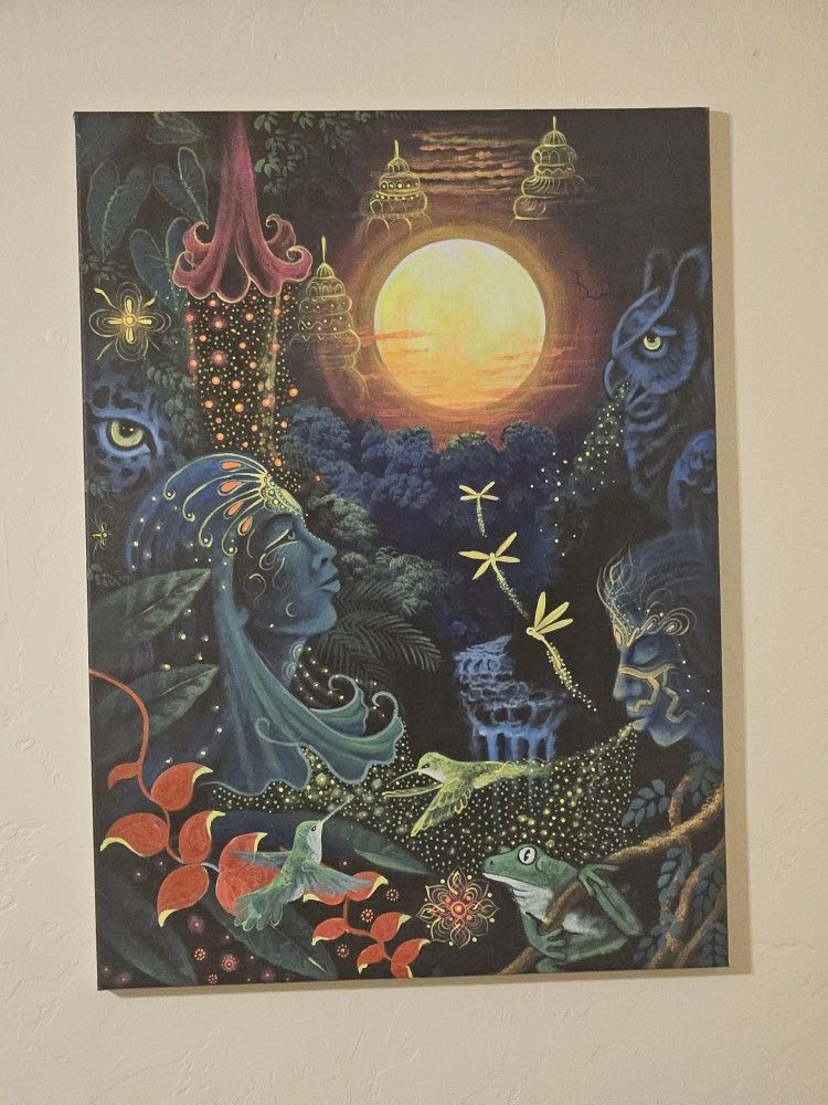 Ayahuasca Visionary Painting 