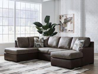 Brown 2Pc Sectional