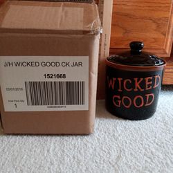 2016 Yankee Candle Boney Bunch WICKED GOOD Cookie Jar/Jar Candle Holder