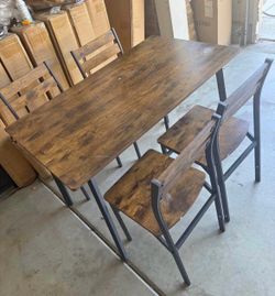 Dining table with 4 chairs