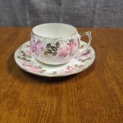 Vintage Marco China Tea Cup And Plate